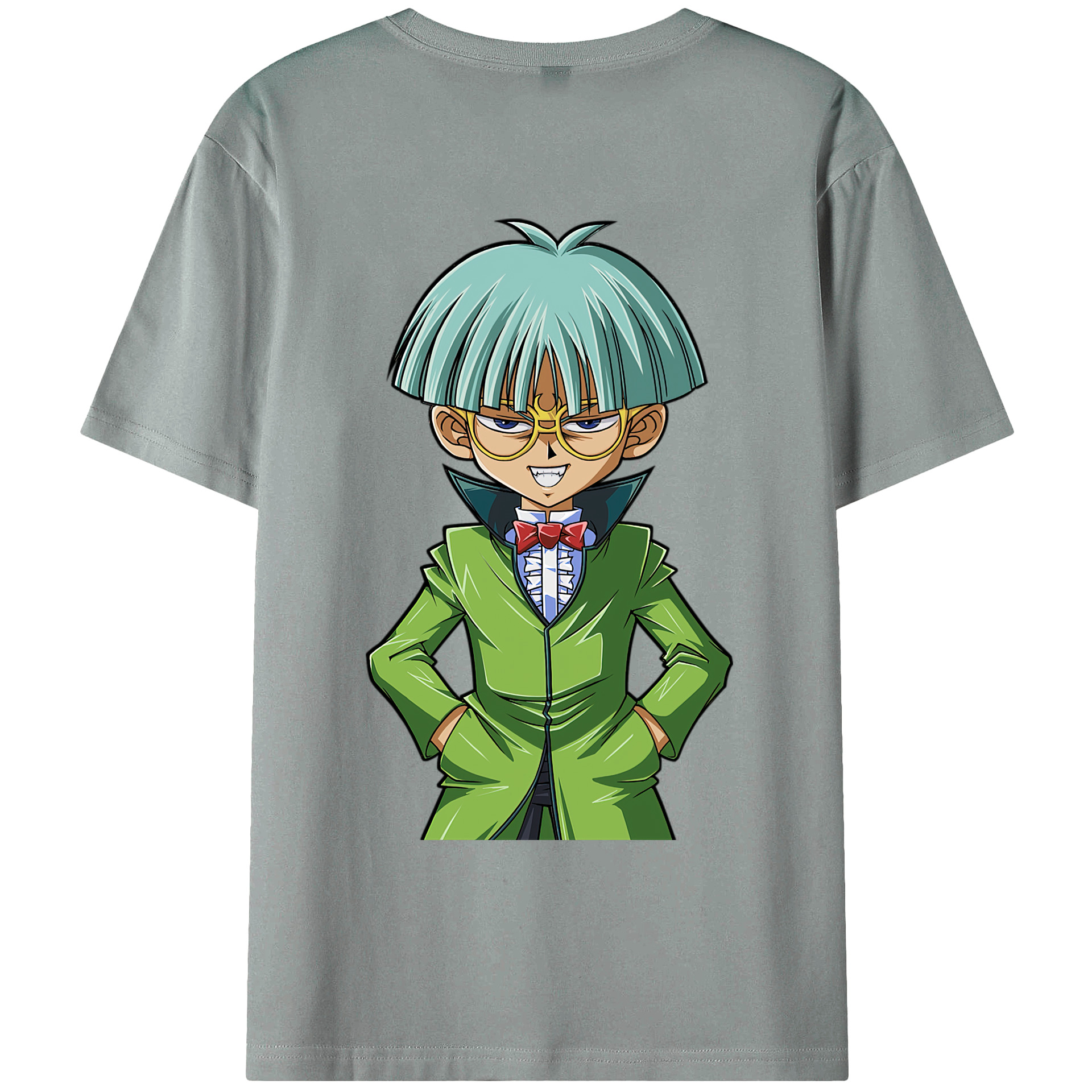（画像用） 遊☆戯☆王 Yu-Gi-Oh! 綿100％ メンズ半袖Tシャツ（バックプリント） 通気性